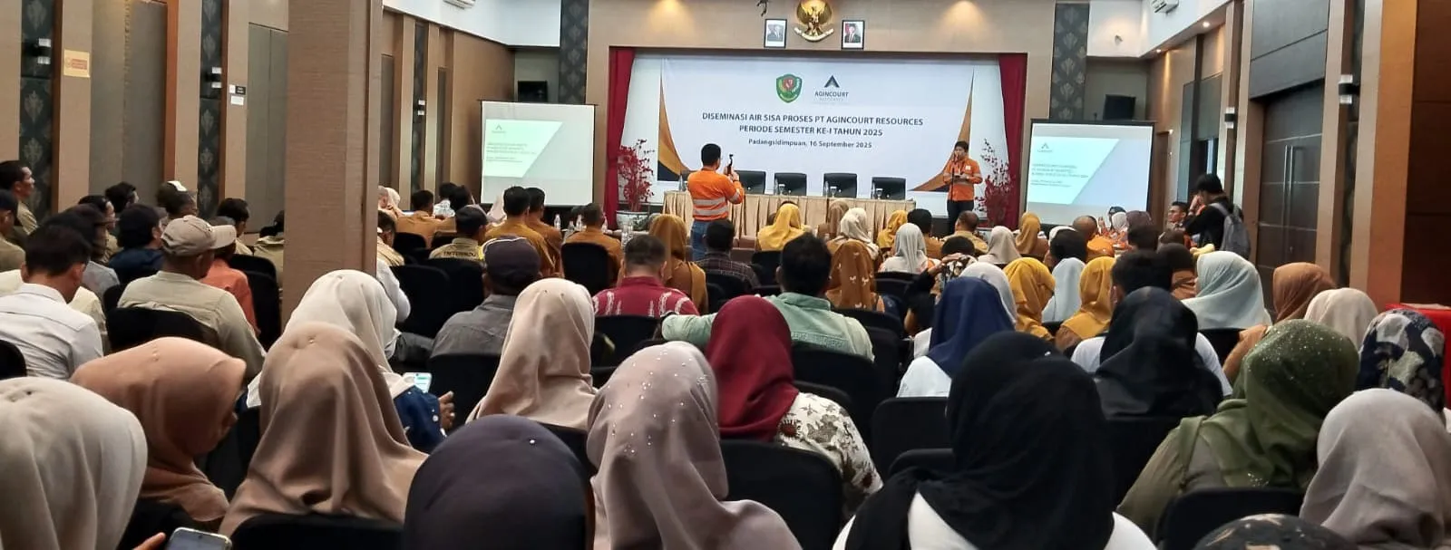 Agincourt Resources Komit Jaga Kualitas Sisa Air Proses Tambang Emas Martabe