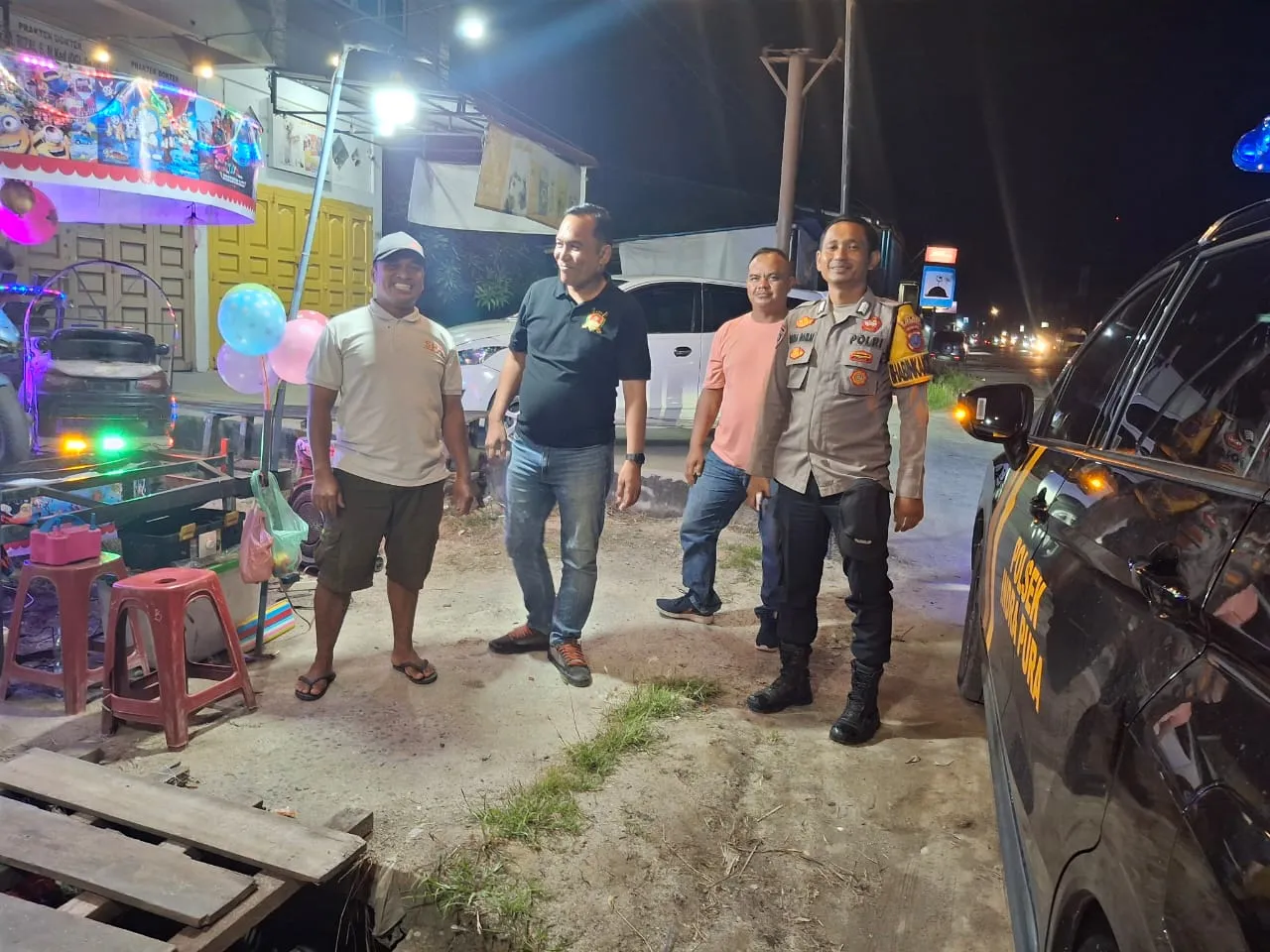Polsek Indrapura Gencarkan Patroli Malam Antisipasi Kenakalan Remaja