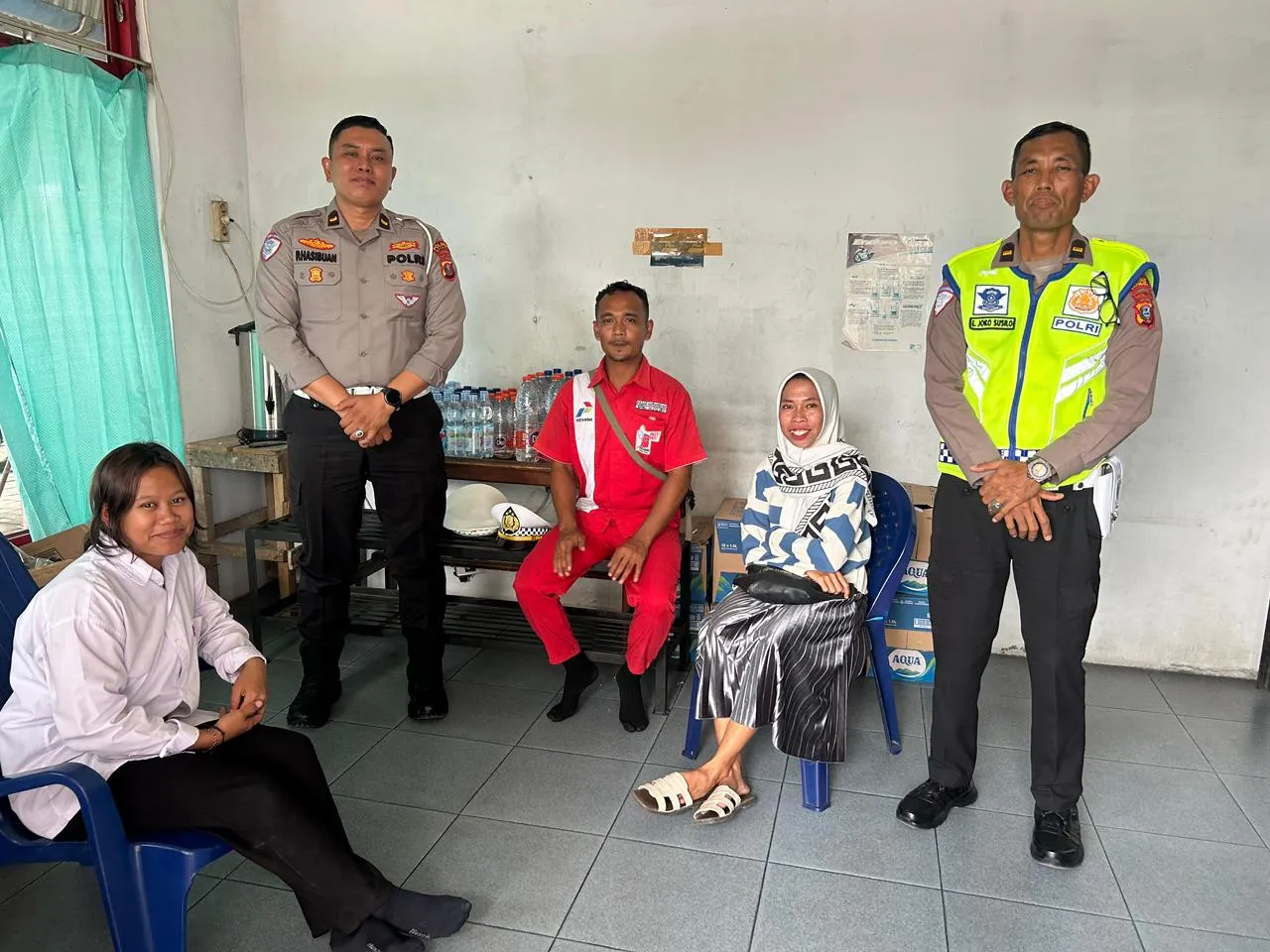 Satlantas Polres Batu Bara Ingatkan Pengendara Tertib Parkir dan Berlalu Lintas