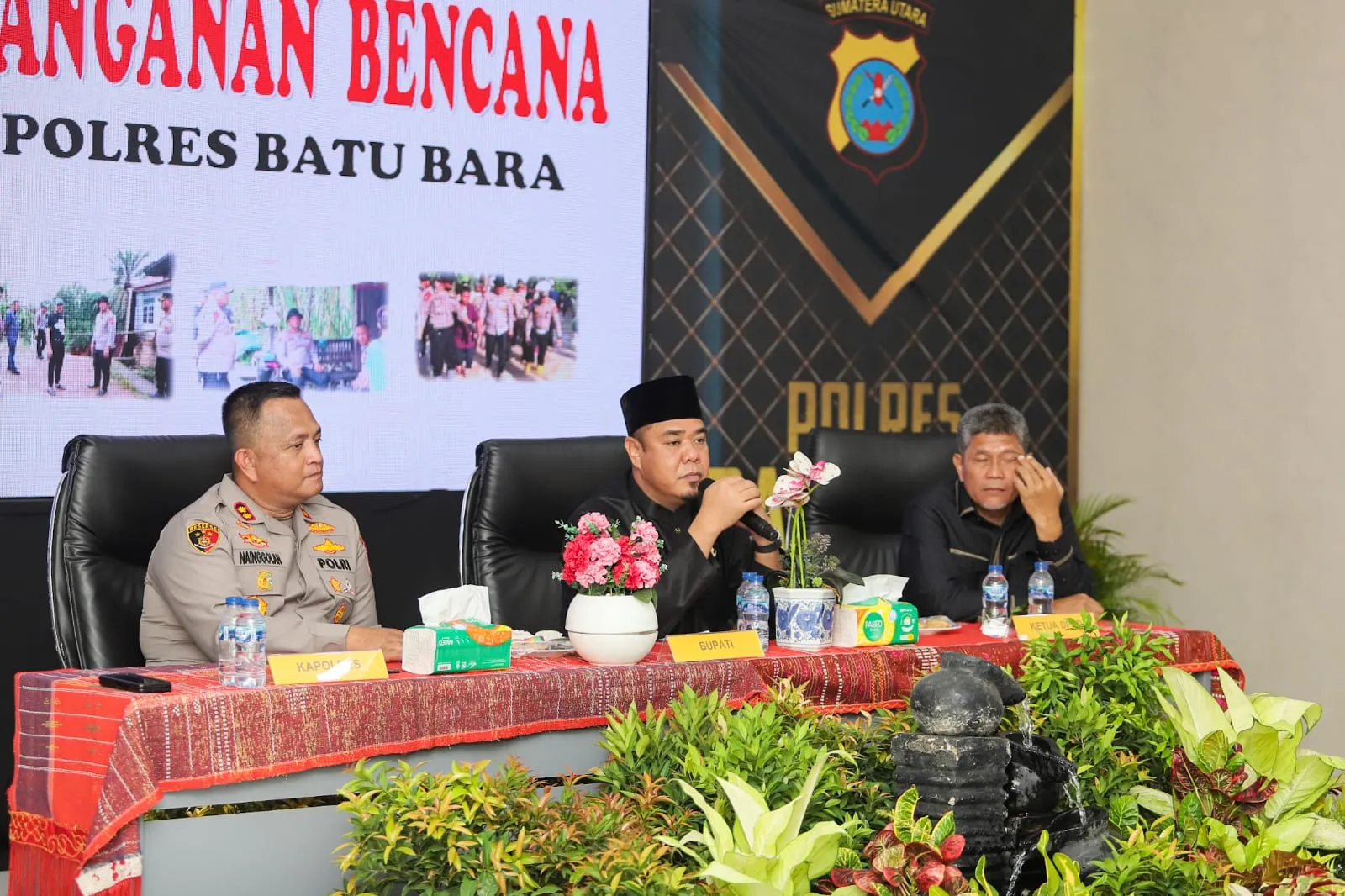 Rakor Siaga Bencana, Wabup Batu Bara Ajak Semua Pihak Bersinergi Hadapi Potensi Bencana Alam