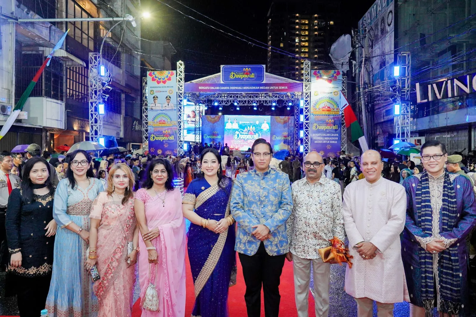 Rico Waas Hadir Perayaan Deepavali, Ajak Warga Hidupkan Cahaya Keluarga