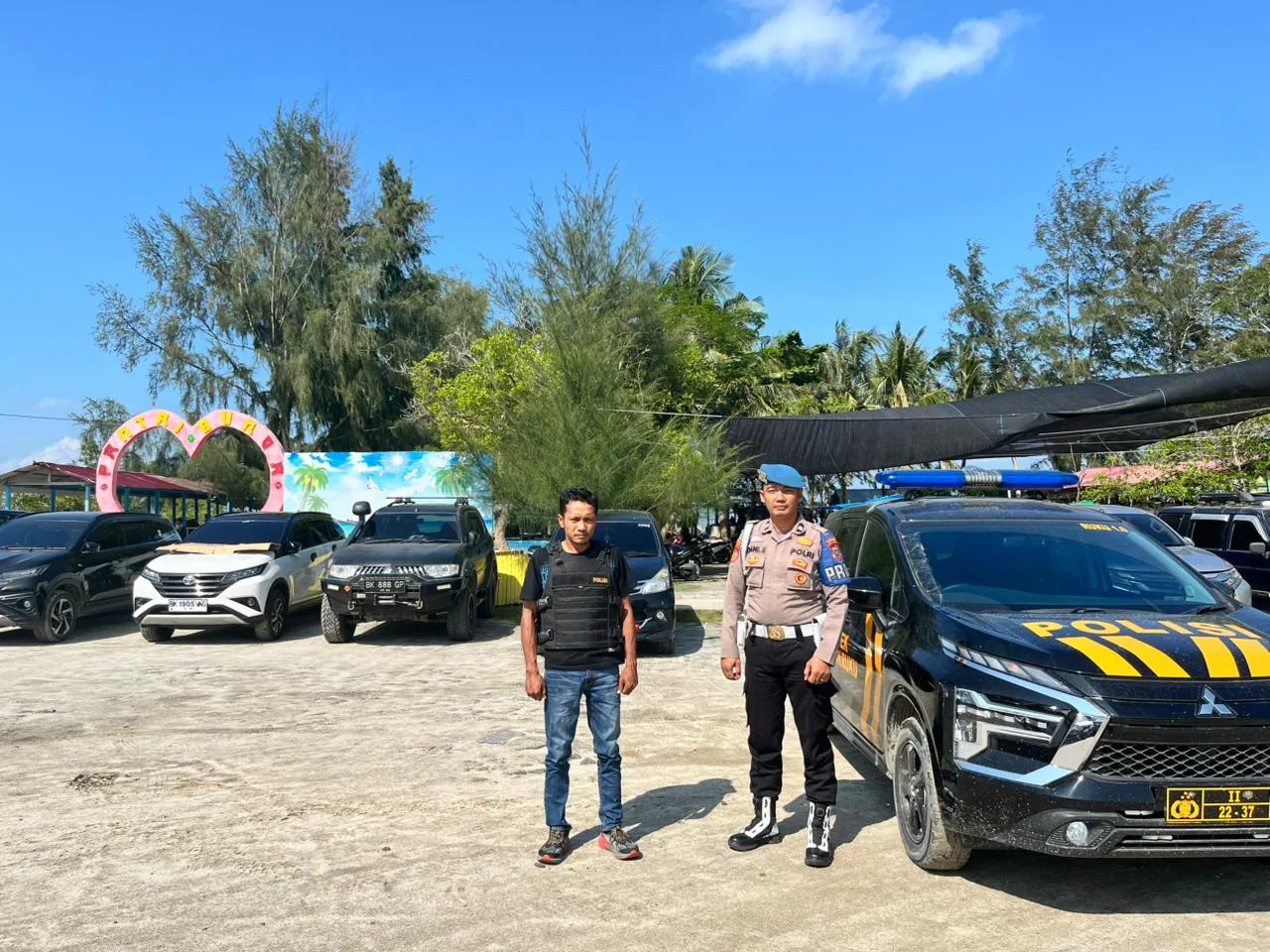 Polsek Labuhan Ruku Perketat Pengamanan Objek Wisata di Batu Bara