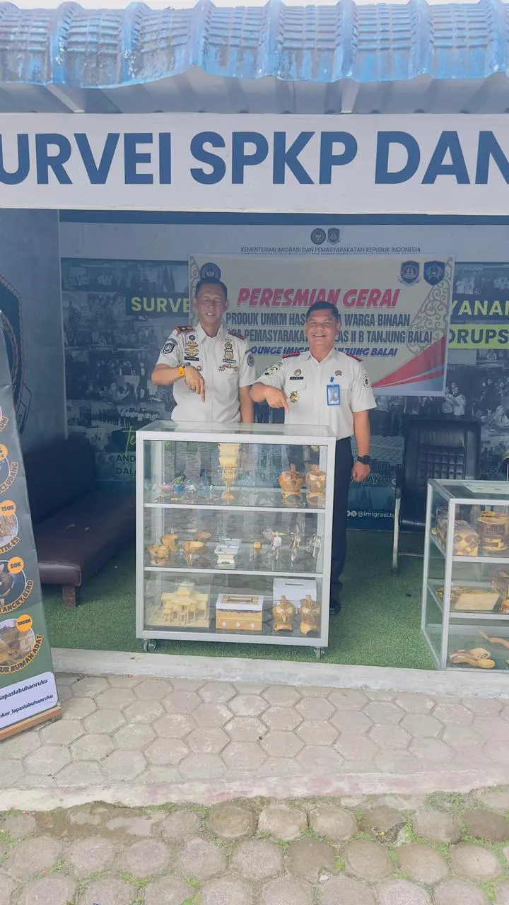 Lapas Labuhan Ruku Resmikan Gerai Produk UMKM di Kantor Imigrasi Tanjung Balai Asahan