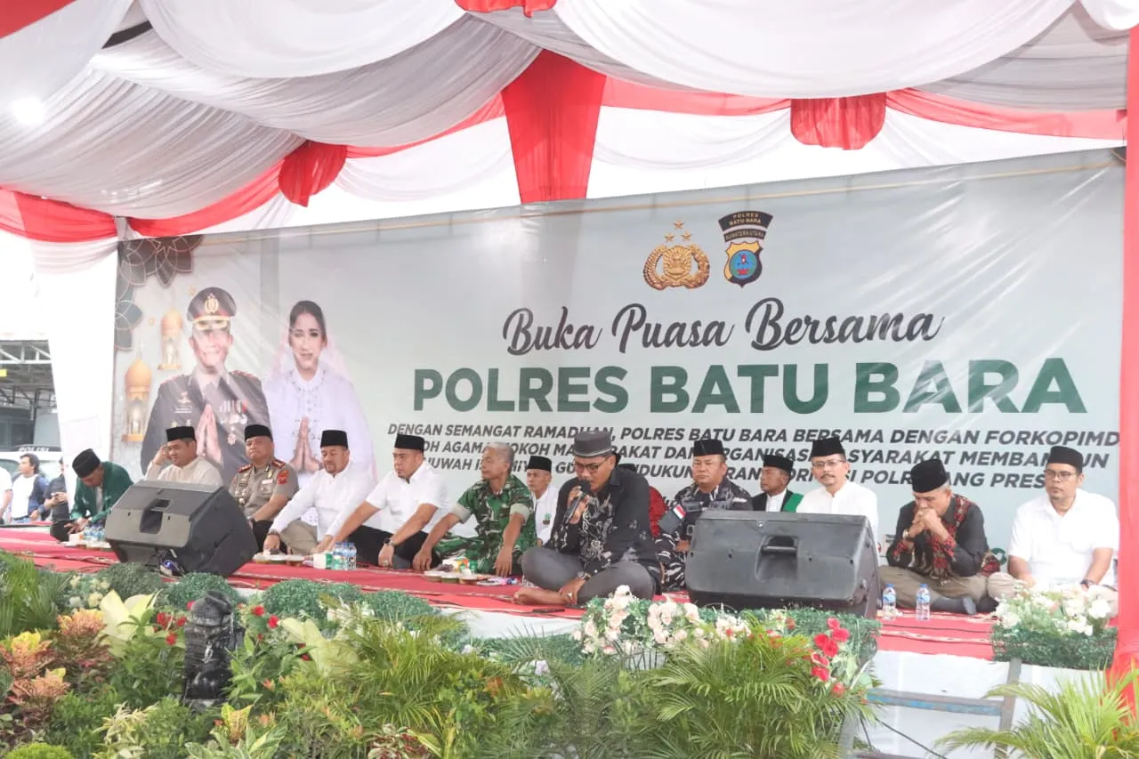 Buka Puasa Lintas Tokoh, Kapolres Batu Bara Ajak Perkuat Persatuan di Bulan Ramadan