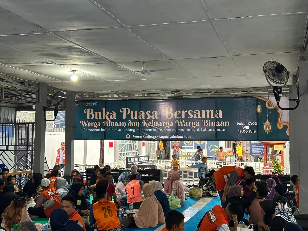 Lapas Labuhan Ruku Gelar Buka Bersama Warga Binaan dan Keluarga Warga Binaan
