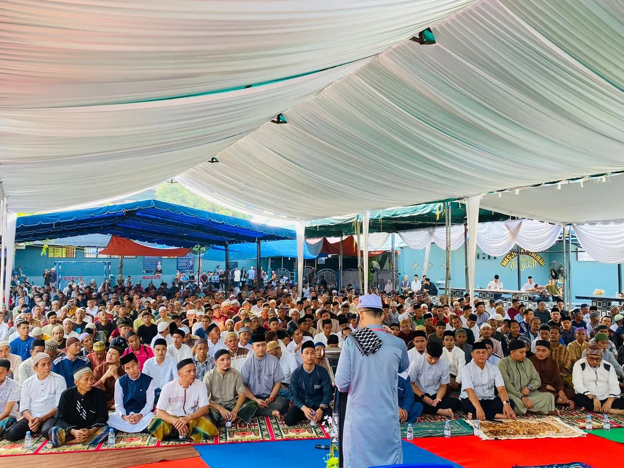 Lapas Labuhan Ruku Gelar Sholat Idul Fitri Bersama Warga Binaan