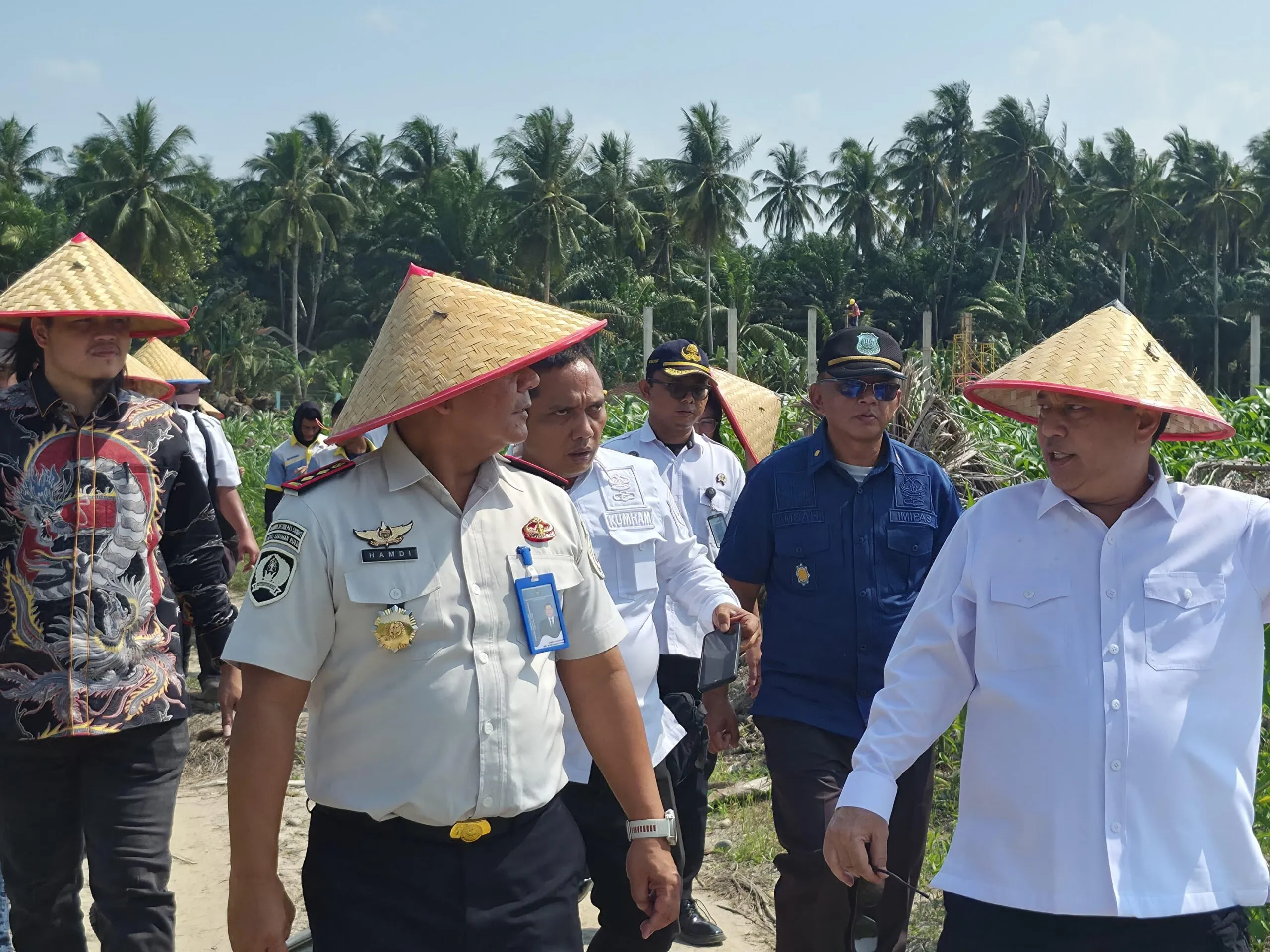 Dirpamintel Ditjenpas Tinjau Ketahanan Pangan di Lahan Air Joman dan Monev Lapas Labuhan Ruku