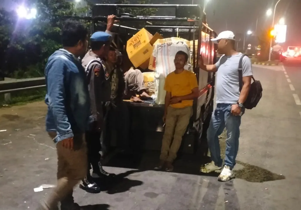Patroli Malam, Polsek Indrapura Antisipasi Balap Liar hingga Kejahatan Jalanan