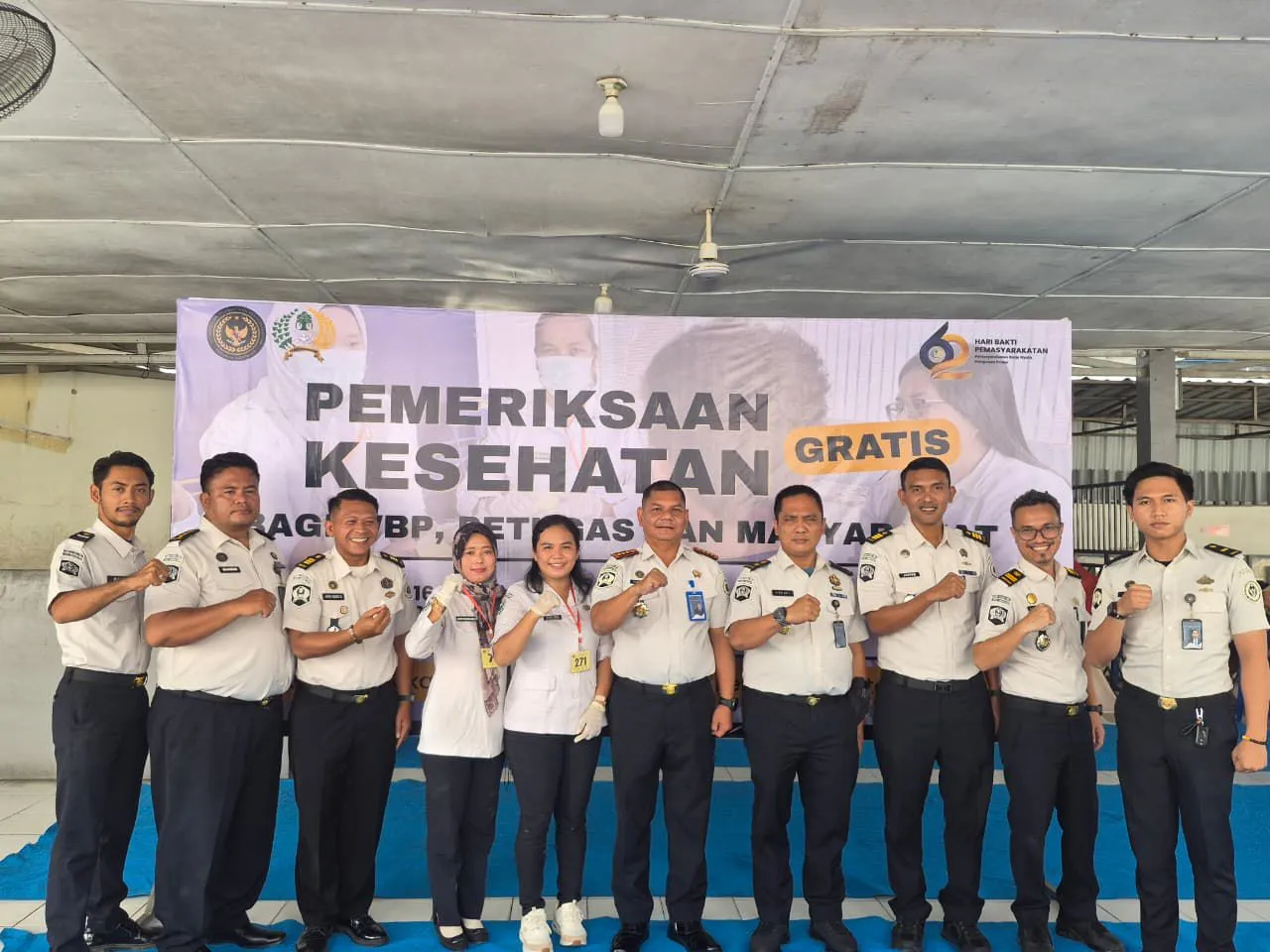 Peringati HBP ke-62, Lapas Labuhan Ruku Gelar Pemeriksaan Kesehatan Gratis