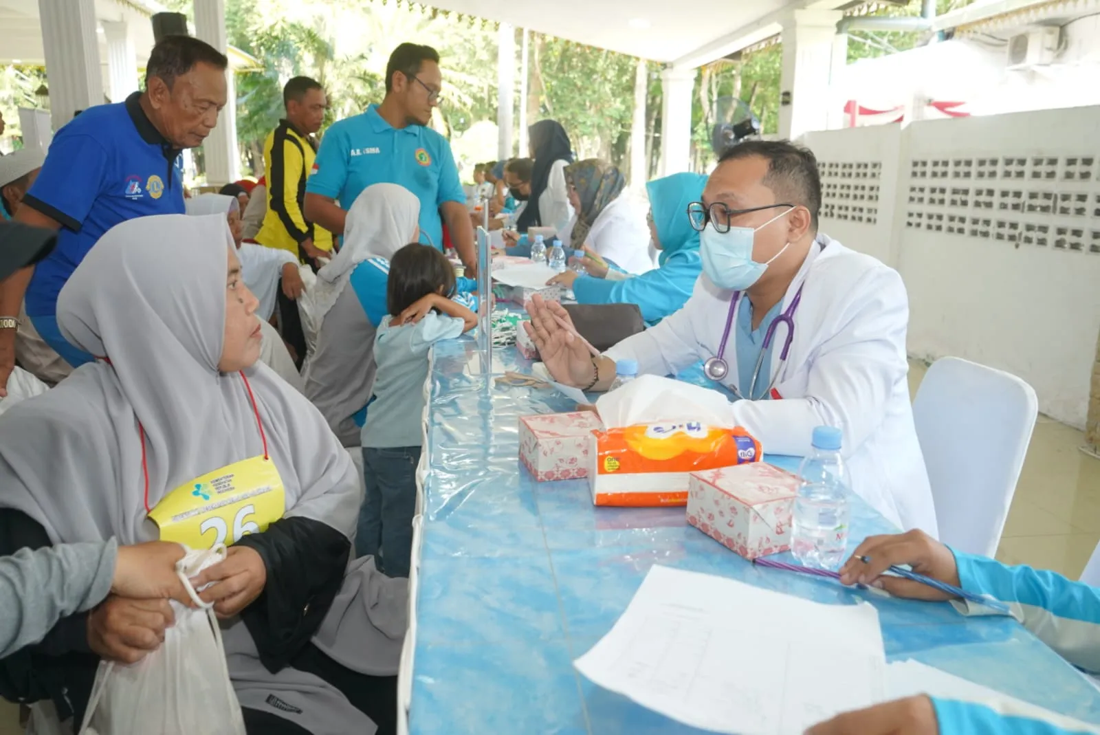 Jamaah Calon Haji Kabupaten Asahan Tahun 2026 Jalani Tes Kebugaran Jasmani