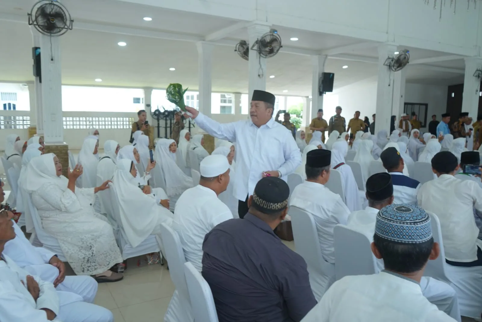 Calon Jamaah Haji Asahan Tahun  2026 Di Upah-Upah Pemkab Asahan