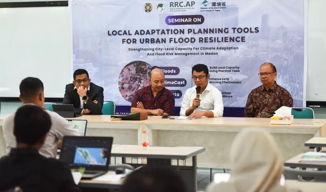 USU,AIT dan Jepang Bahas Perencanaan Kota Menghadapi Resiko Banjir
