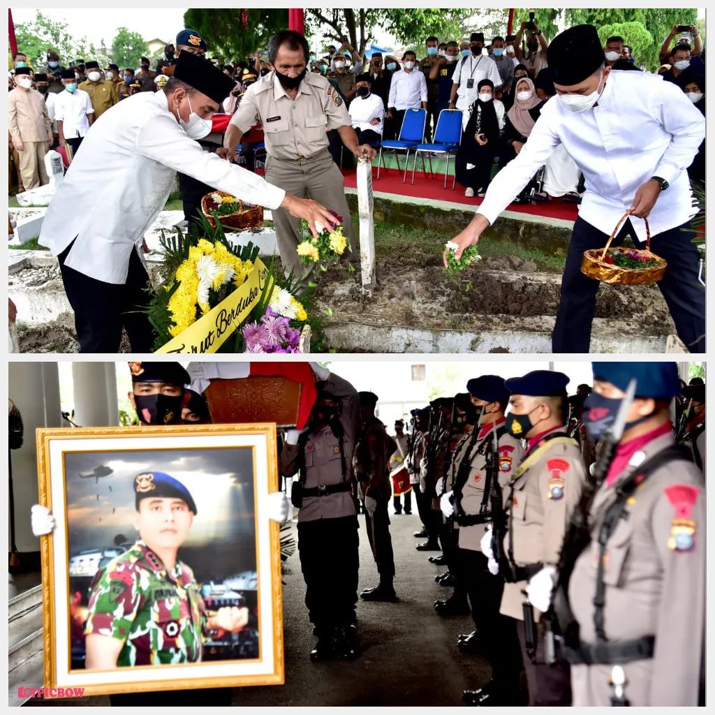Pemakaman Di TMP Pahlawan Khidmat. Kapolda Panca Sebut Almarhum Zulfikar Tarius Sosok Polisi Sejati