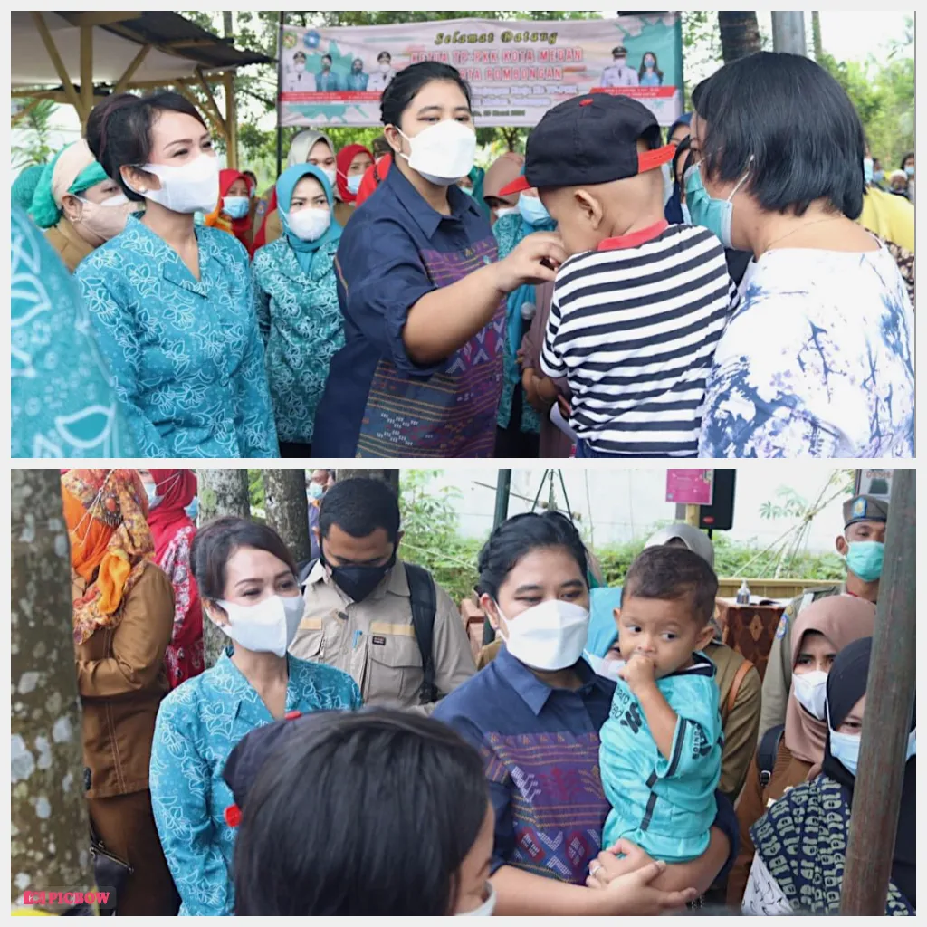 Kahiyang Ayu Teteskan Imunisasi Polio Untuk Balita