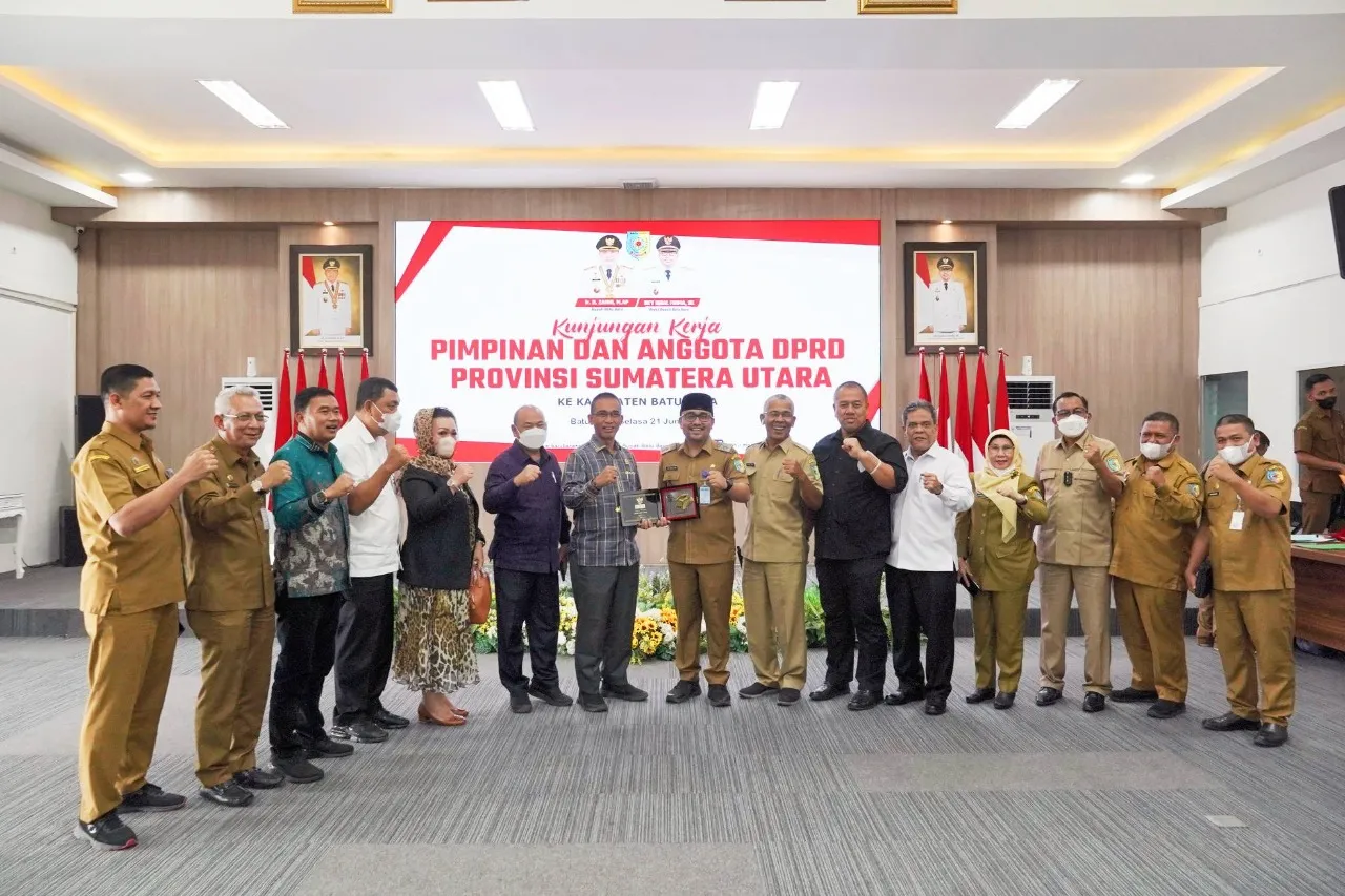 Terima Kunker Pimpinan dan Anggota DPRD Sumut, Wabub Oky Harapkan Percepatan Pembangunan Di Batu Bara.