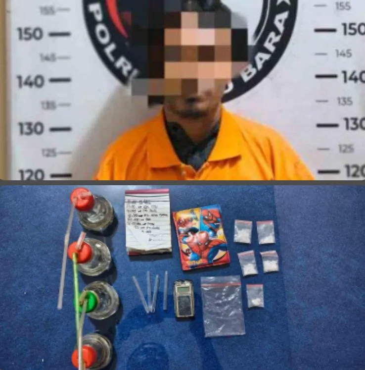 Satresnarkoba Polres Batu Bara Amankan Satu Tersangka dan Sabu