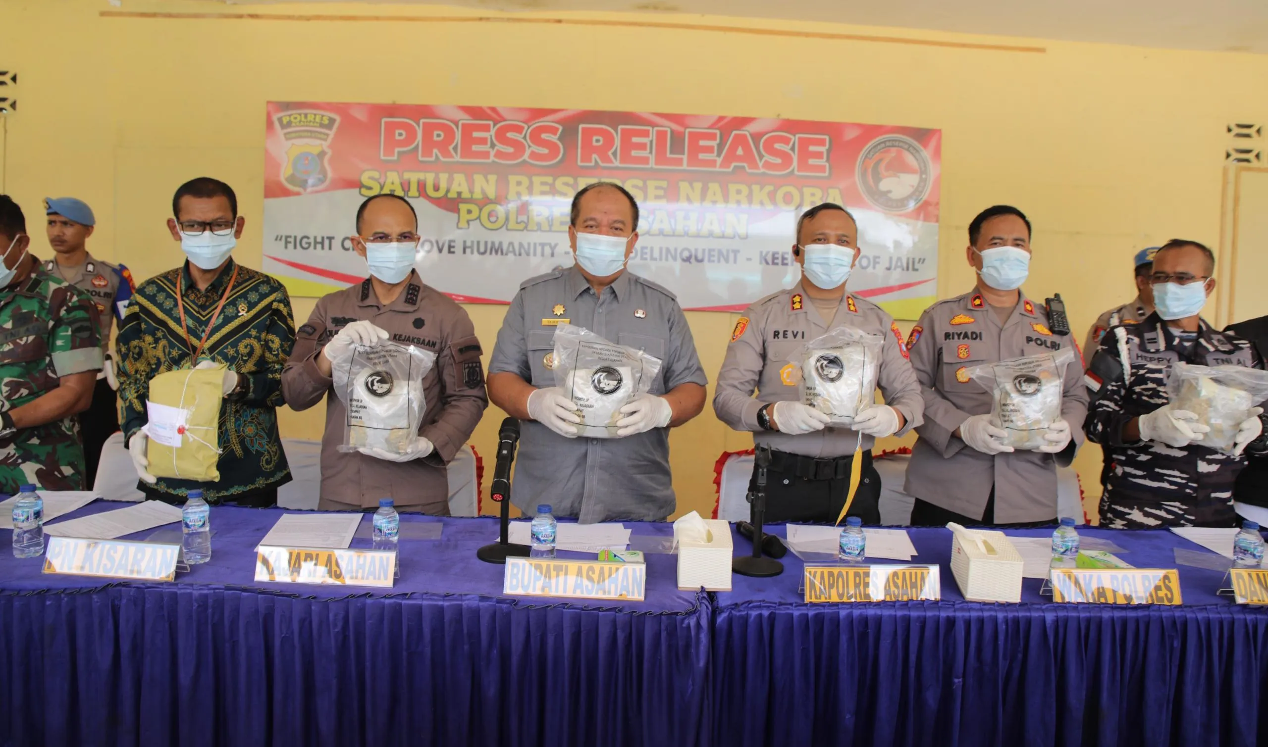 Berhasil Ungkap Penyelundupan Narkoba, Taufik Zainal Abidin  Apresiasi Kinerja Polres Polres Asahan