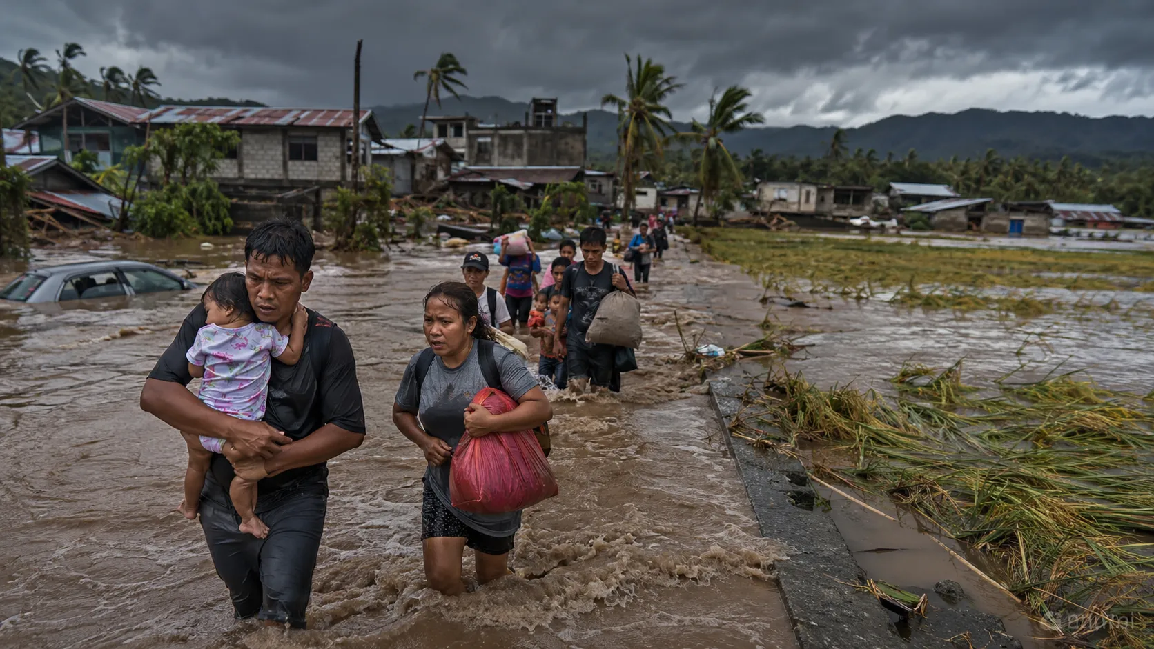 Banjir Terjang Tiga Wilayah di Sumatera Utara, Puluhan Warga Mengungsi dan Lahan Pertanian Terdampak