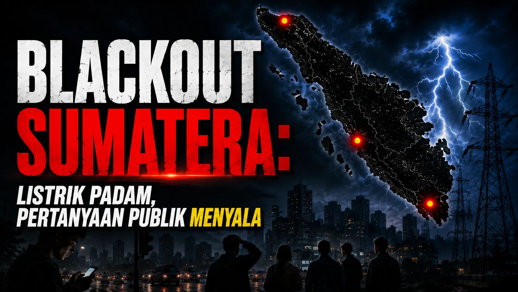 Blackout Sumatera: Listrik Padam, Pertanyaan Publik Menyala