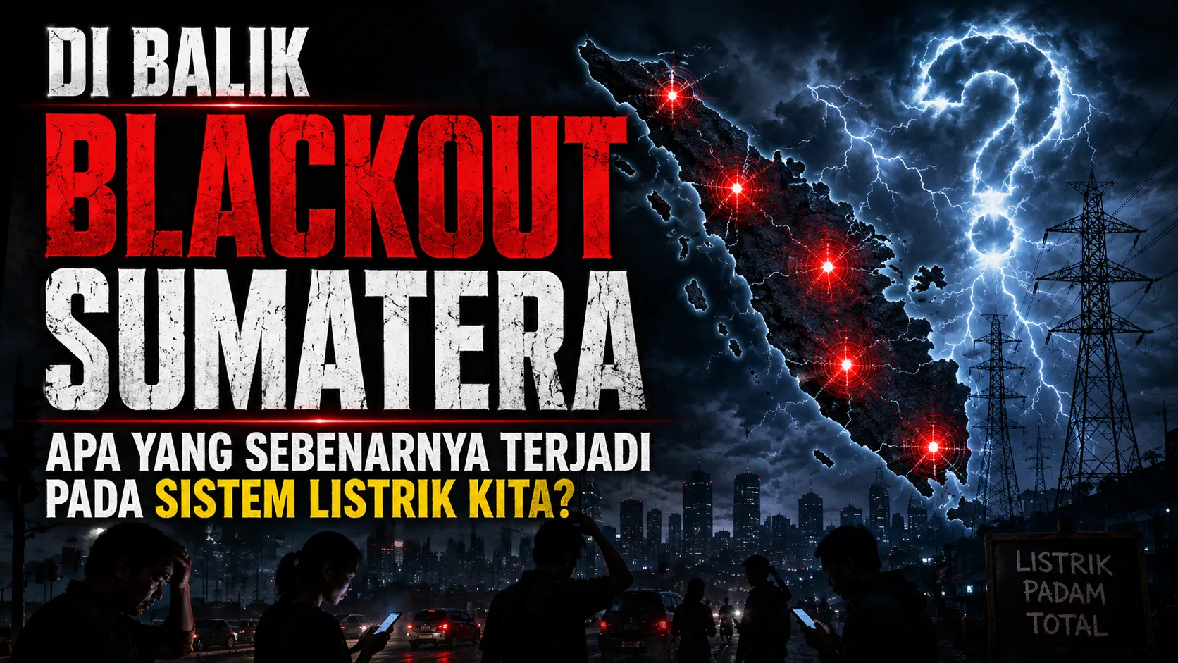 Di Balik Blackout Sumatera: Apa yang Sebenarnya Terjadi pada Sistem Listrik Kita?