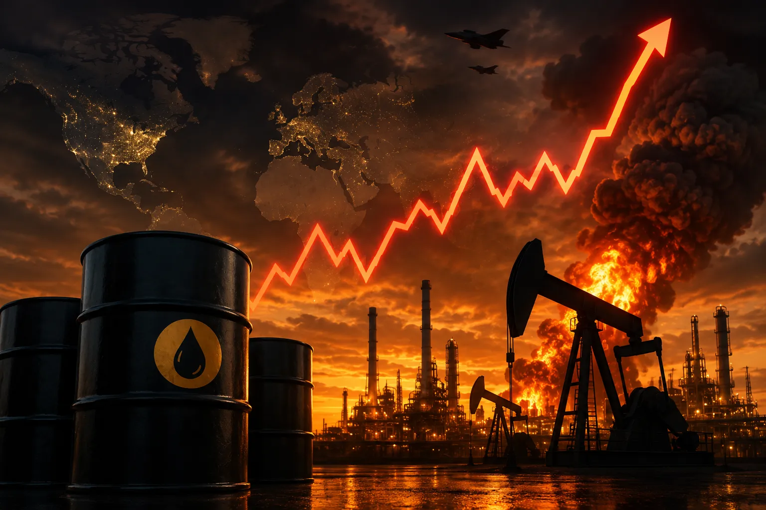 Global Oil Prices Skyrocket Amid Mideast Tensions