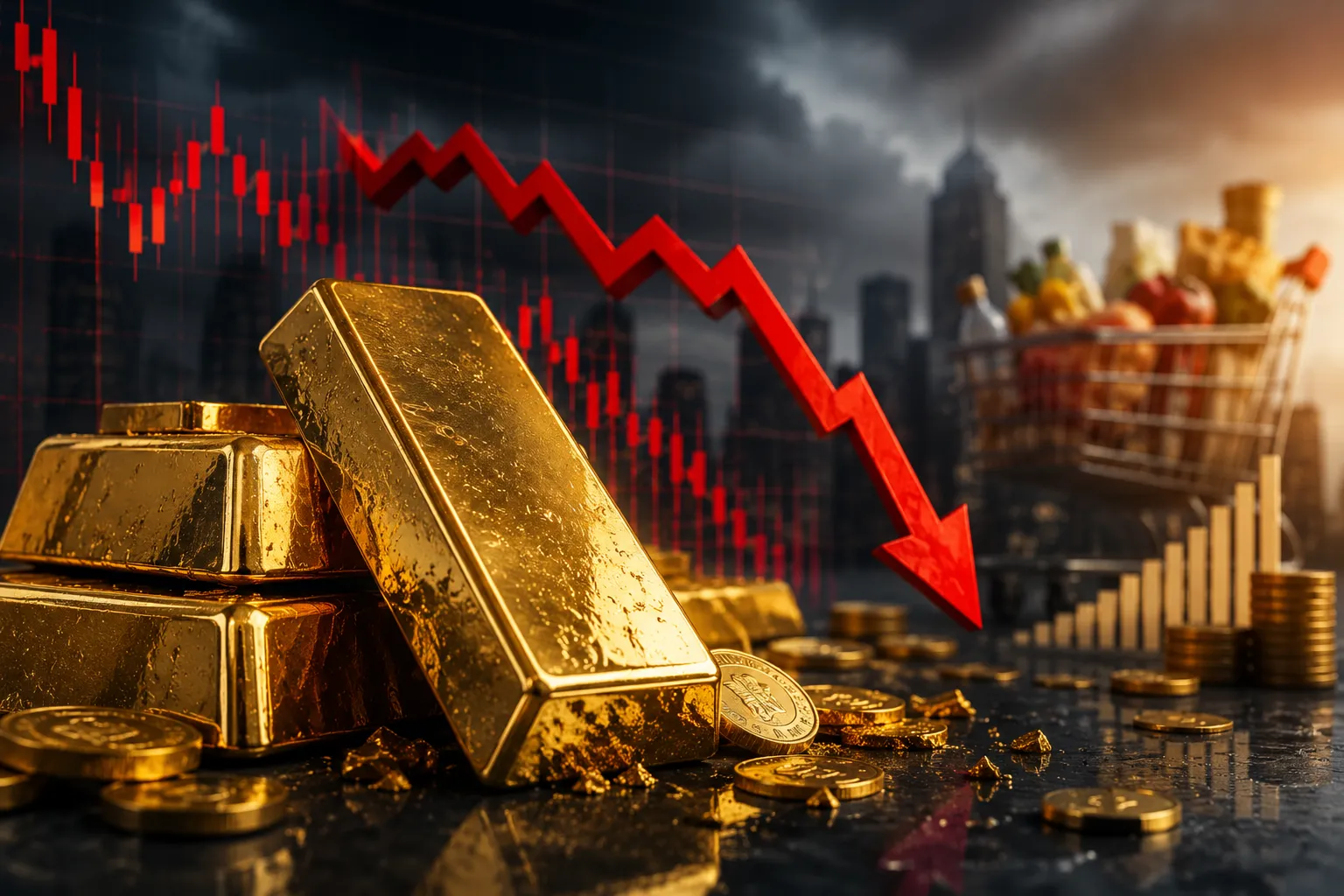 Gold Prices Plunge Amid Surging Inflation Fears