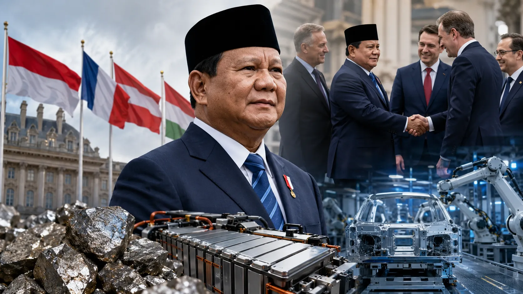 Prabowo Bawa Diplomasi Nikel ke Eropa, RI Incar Investasi Baterai dan Industri