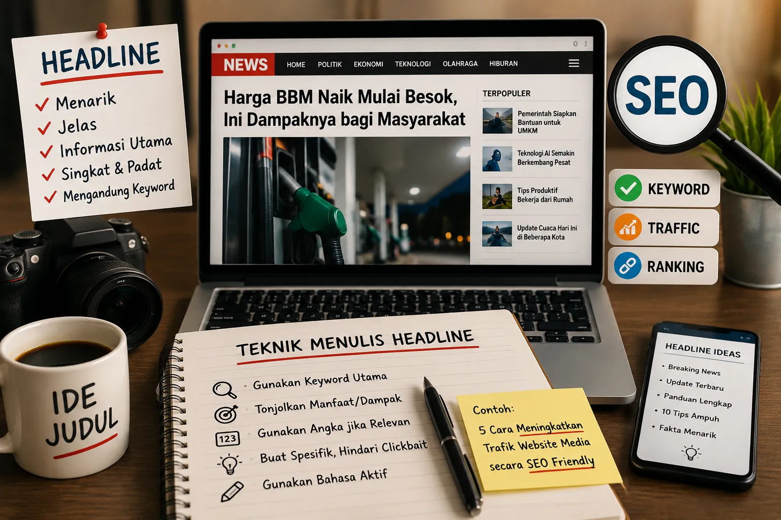 Teknik Menulis Headline Berita yang Menarik dan SEO Friendly