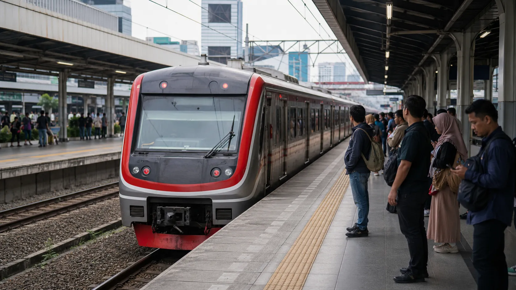 Ada Demo di Jakarta, Penumpang 22 Kereta dari Gambir Bisa Naik di Jatinegara