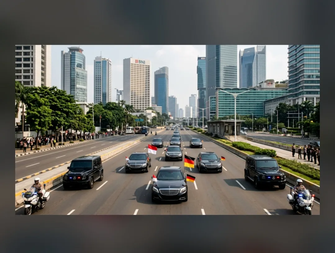 Presiden Jerman Kunjungi Jakarta Senin Pagi, Warga Diimbau Waspada Perubahan Arus Lalu Lintas