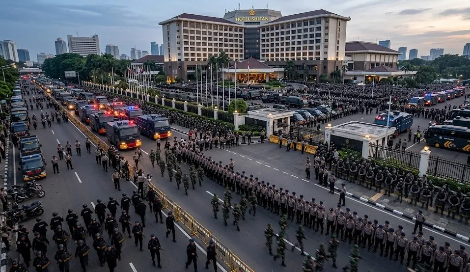 Amankan Eksekusi Hotel Sultan Pagi Tadi, 3.161 Personel Gabungan Dikerahkan