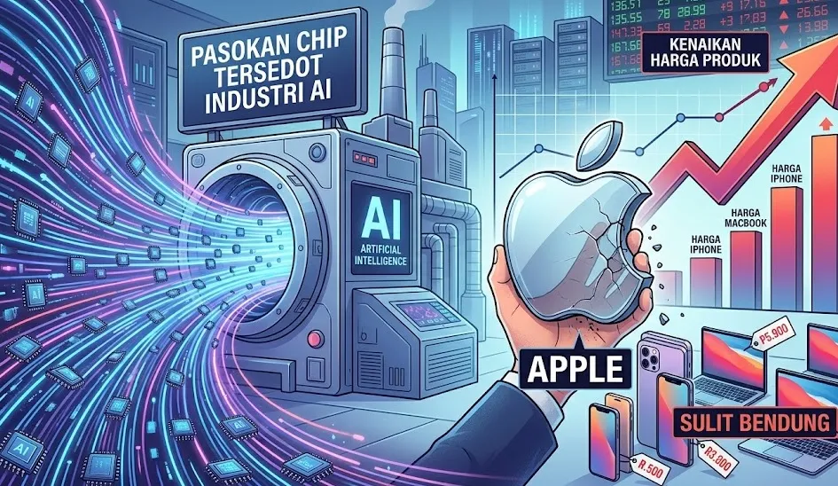 Apple Sulit Bendung Kenaikan Harga Produk, Imbas Pasokan Chip Tersedot Industri AI