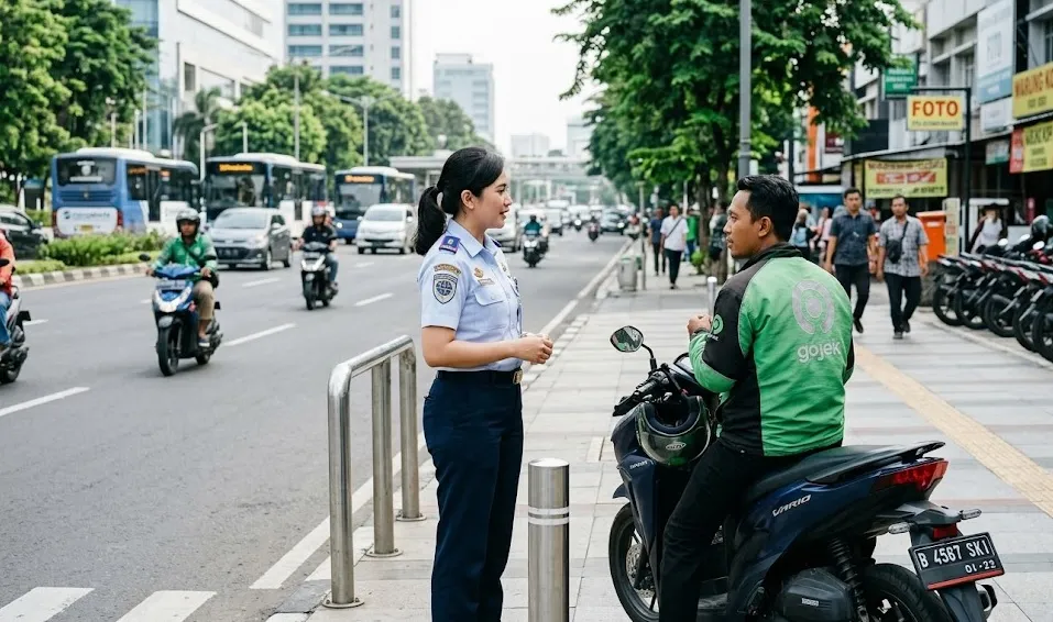 Belajar dari Kasus Ojol Jatinegara: Ketika Penertiban Trotoar Bertemu Sisi Humanis