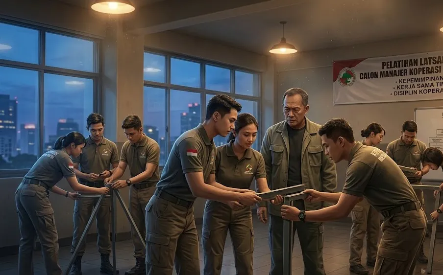 Bukan untuk Jadi Prajurit, Ini Tujuan Latsarmil bagi Calon Manajer Koperasi Merah Putih