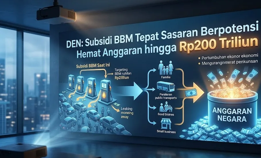 DEN: Subsidi BBM Tepat Sasaran Berpotensi Hemat Anggaran hingga Rp200 Triliun