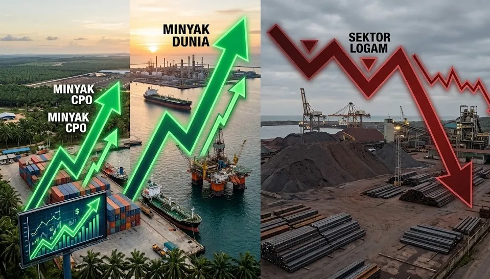 Harga CPO dan Minyak Dunia Menanjak, Sektor Logam Justru Lesu di Akhir Pekan