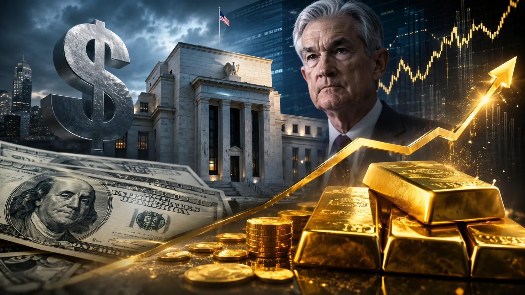 Harga Emas Bangkit, Tapi Dolar AS dan The Fed Masih Jadi Tekanan