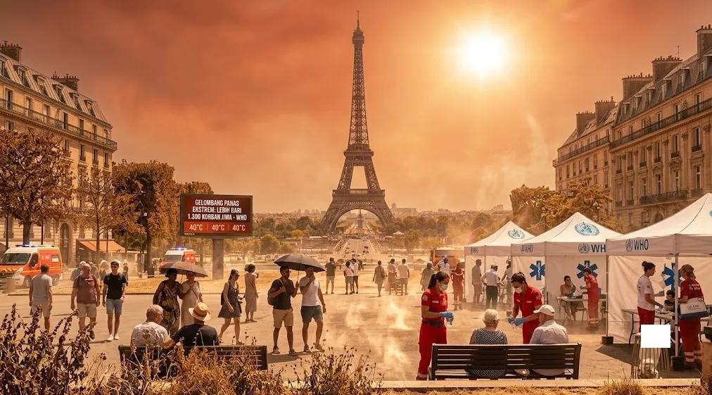 Heatwave Eropa Makin Mematikan, WHO Catat Lebih dari 1.300 Korban Jiwa
