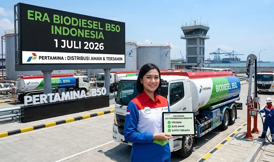 Indonesia Masuki Era Biodiesel B50 per 1 Juli 2026, Pertamina Pastikan Distribusi Aman