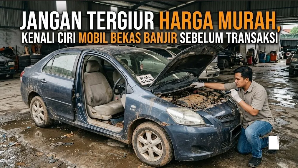 Jangan Tergiur Harga Murah, Kenali Ciri Mobil Bekas Banjir Sebelum Transaksi
