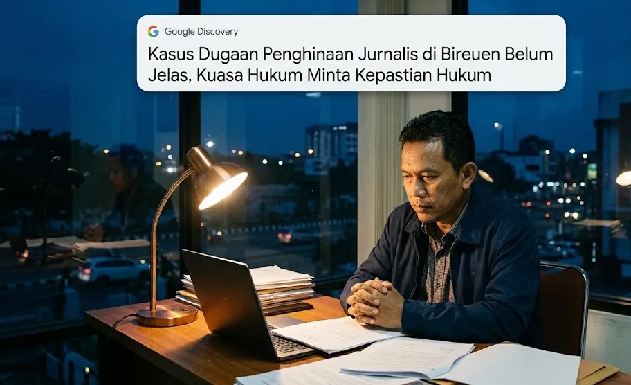 Kasus Dugaan Penghinaan Jurnalis di Bireuen Belum Jelas, Kuasa Hukum Minta Kepastian Hukum