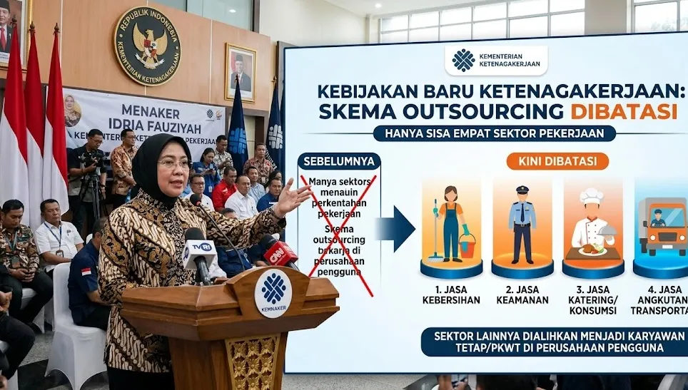 Kebijakan Baru Ketenagakerjaan: Skema Outsourcing Dibatasi, Hanya Sisa Empat Sektor Pekerjaan