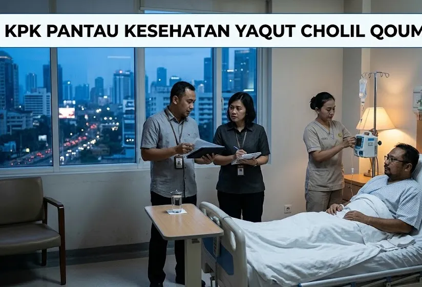 KPK Pantau Kondisi Kesehatan Yaqut Cholil Qoumas yang Dirawat di RS Polri