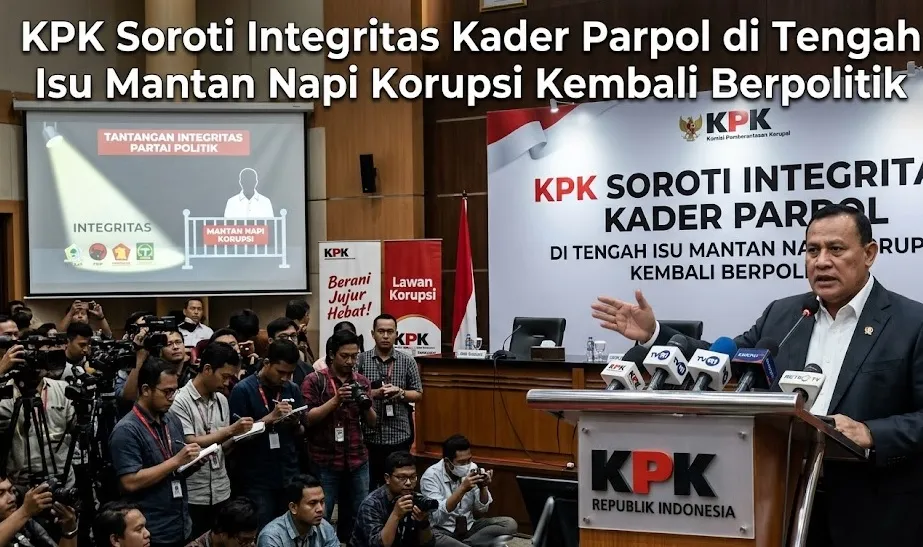 KPK Soroti Integritas Kader Parpol di Tengah Isu Mantan Napi Korupsi Kembali Berpolitik