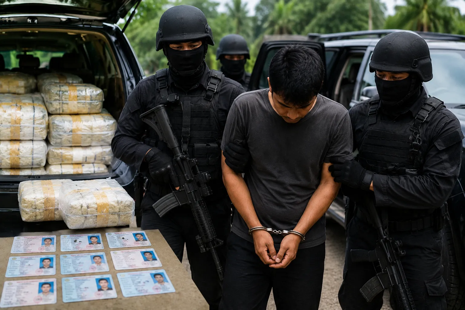 Kurir 113 Kg Sabu yang Sempat Kabur di Langkat Ditangkap di Aceh