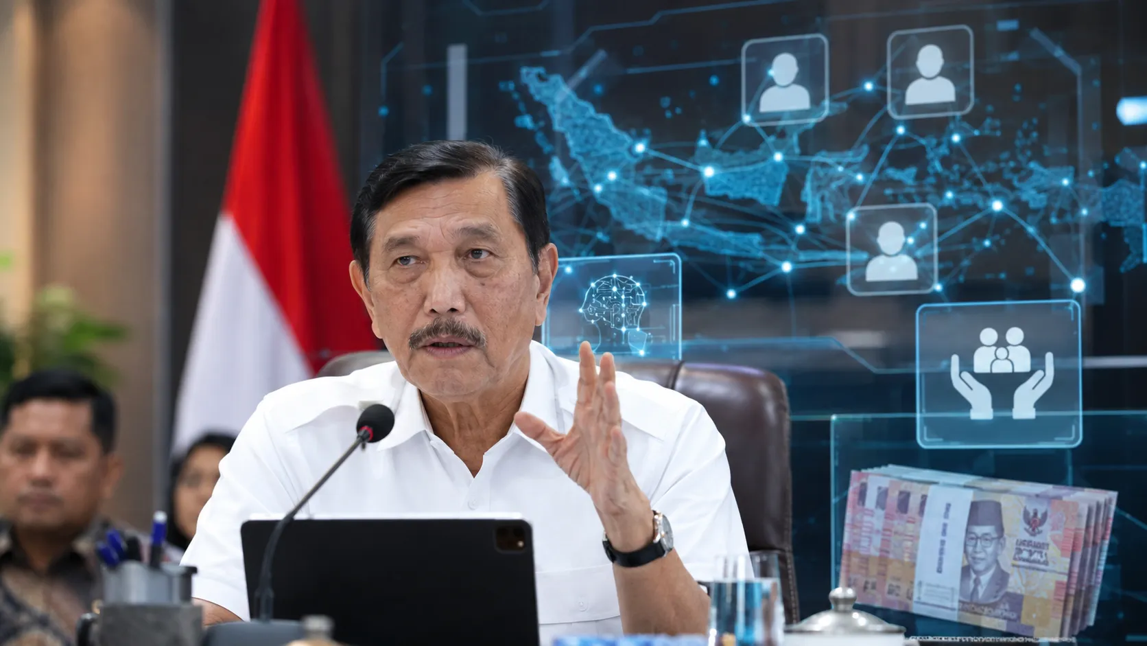 Luhut Sebut Bansos Rp 5,4 Juta per Orang Akan Disalurkan Berbasis AI