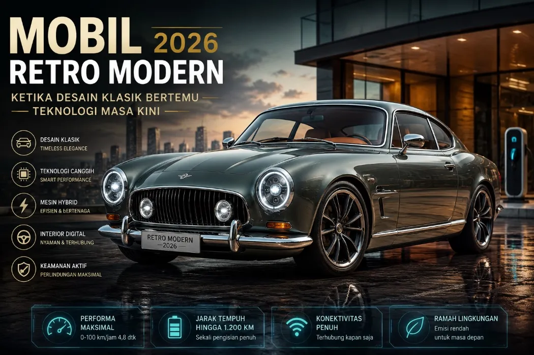 Mobil Retro Modern 2026: Ketika Desain Klasik Bertemu Teknologi Masa Kini