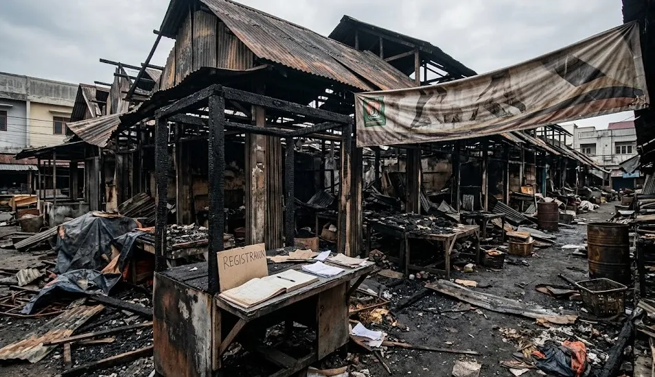 Pedagang Korban Kebakaran Pasar Dwikora Mulai Didata, Pemko Pematangsiantar Siapkan Bantuan