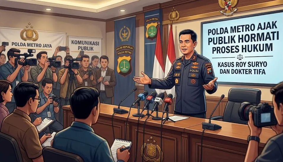 Polda Metro Ajak Publik Hormati Proses Hukum Kasus Roy Suryo dan Dokter Tifa