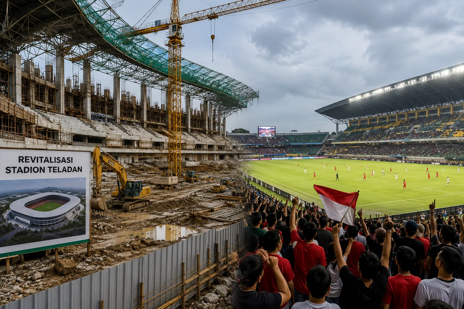 Proyek Stadion Teladan Medan Disorot, LTKP Desak Audit Anggaran Rp603 Miliar